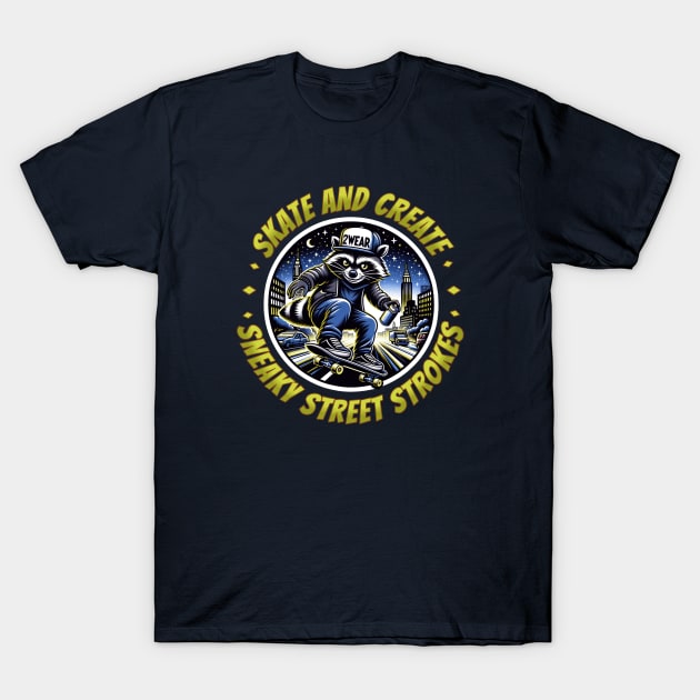 Sneaky Street Strokes T-Shirt by 2wear Grafix